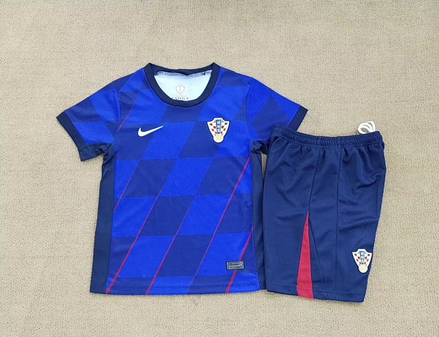 2024 Croatia Away Kids Soccer Jerseys Yupoo
