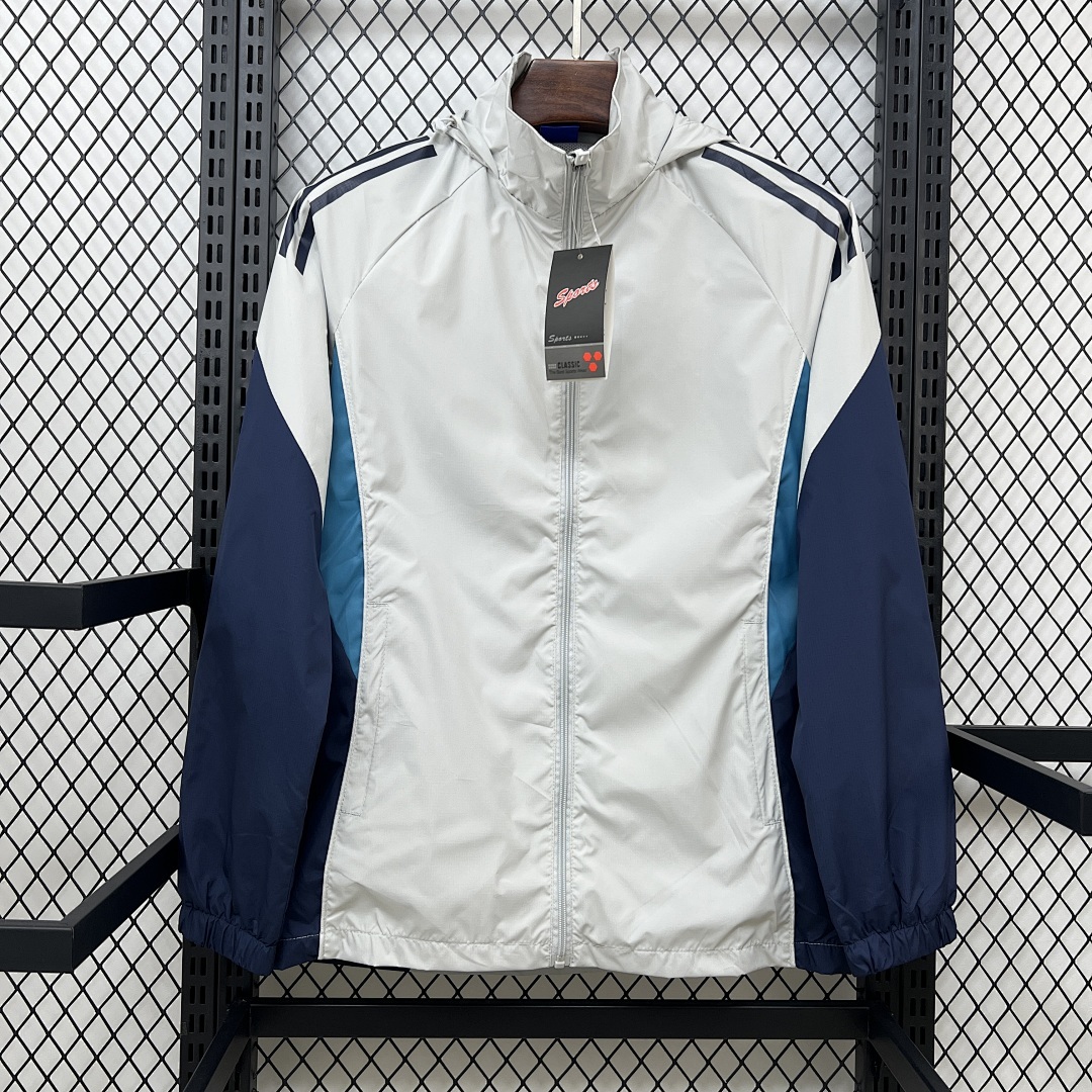 光板米白色-宝蓝领