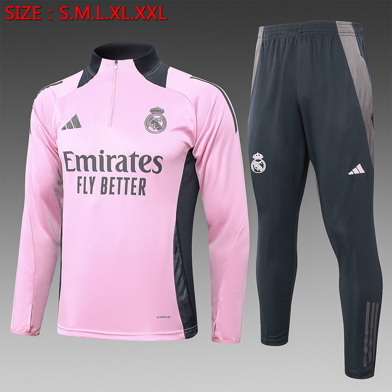 24-25 Real Madrid Long Sleeve tracksuit Yupoo