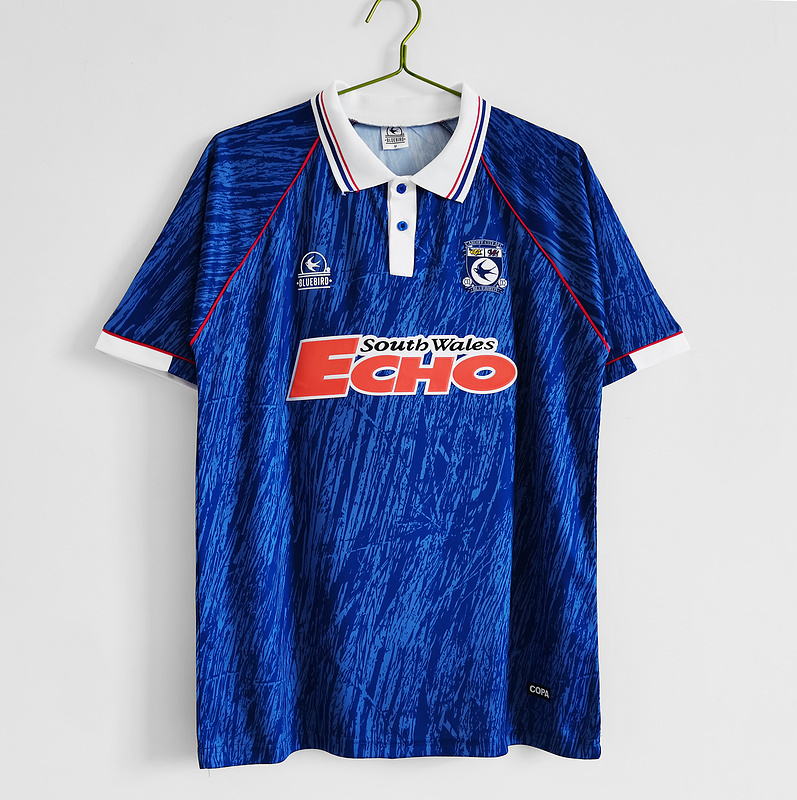 1990 Cardiff City Home Retro Soccer Jerseys Yupoo