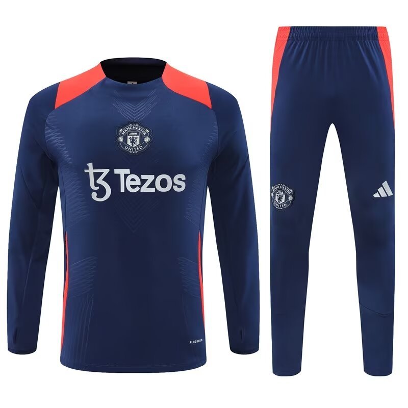 24-25 M-anchester U-nited Long Sleeve Training Suit Yupoo