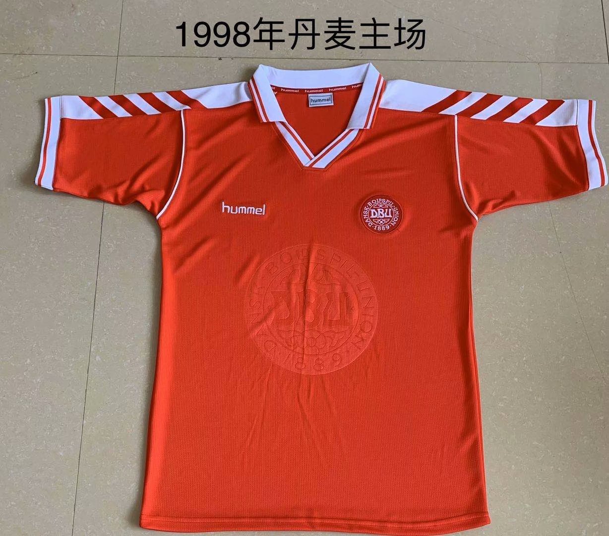 1988 Denmark Home Retro Soccer Jerseys Yupoo