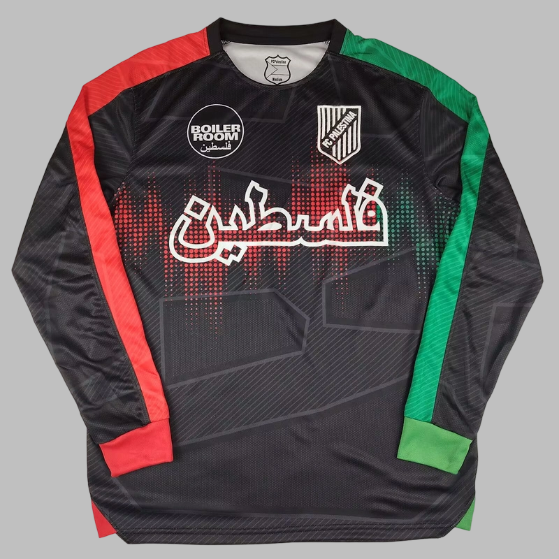 25-26 Palestine Long Sleeve Cheap Soccer Jerseys Yupoo