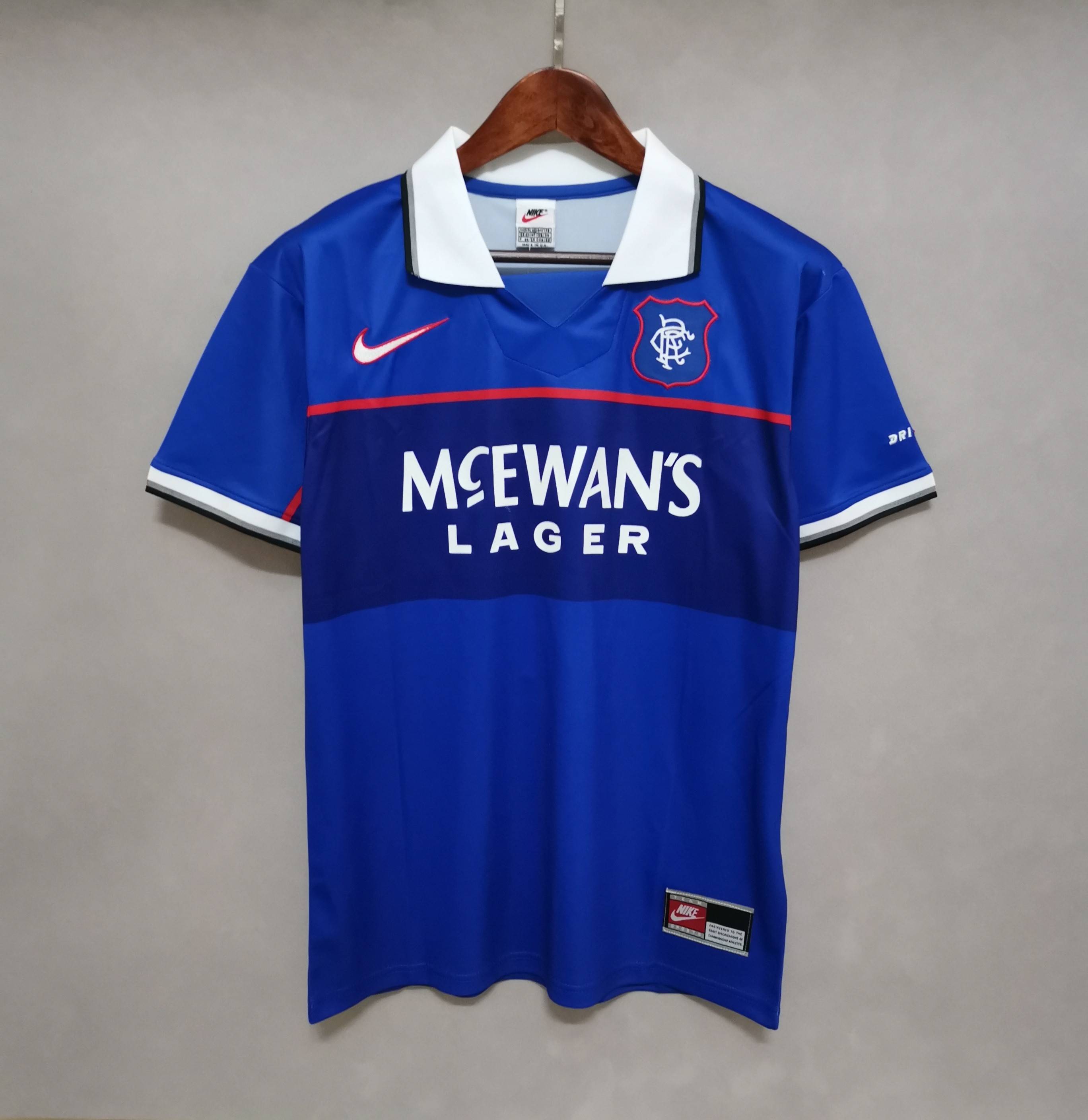 97-99 Rangers Home Retro Soccer Jerseys Yupoo