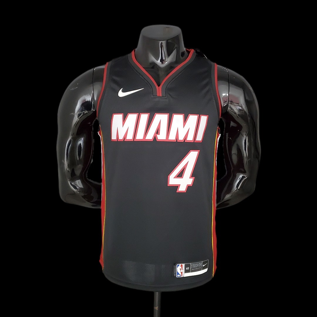 Miami Heat OLADIPO#4 #4 Black NBA Jersey S-XXL