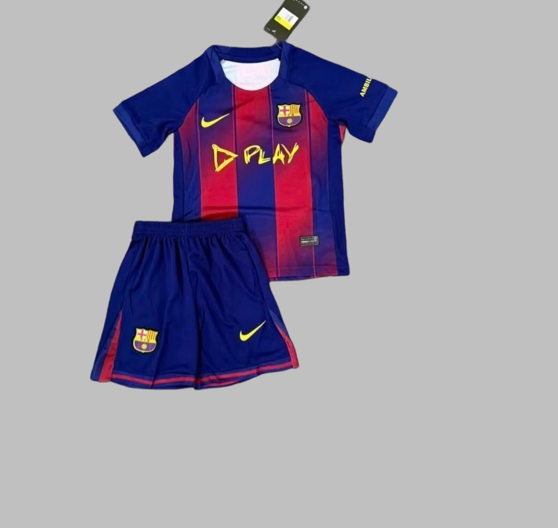 25-26 Barc Kids Cheap Soccer Jerseys Yupoo