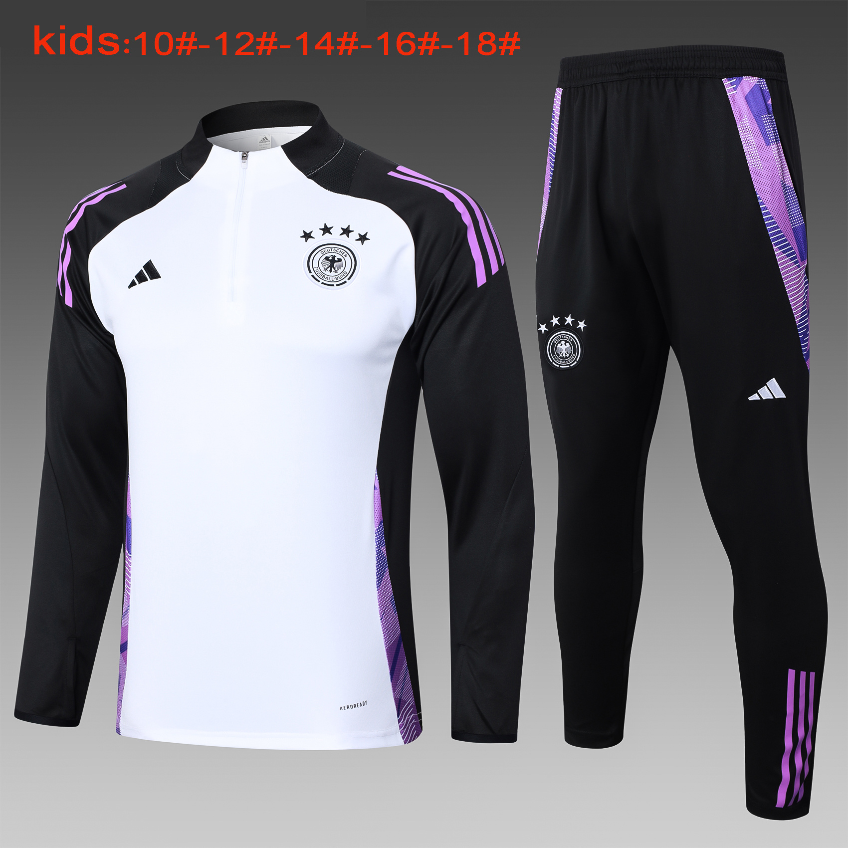 2024 Germany Kids Long Sleeve Training Suit Yupoo