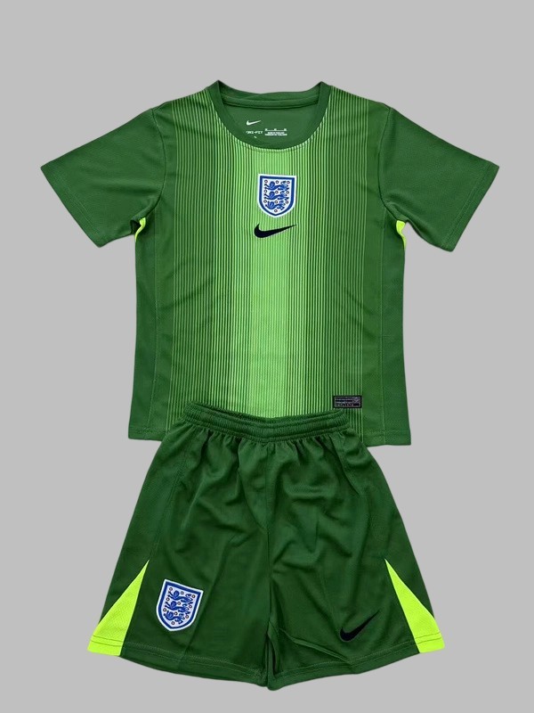 25-26 England Goalkeeper Kids Cheap Soccer Jerseys Yupoo