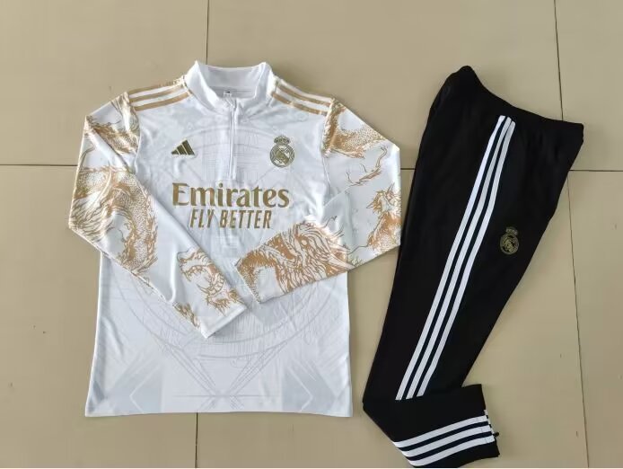 24-25 Real Madrid Long Sleeve Training Suit Yupoo