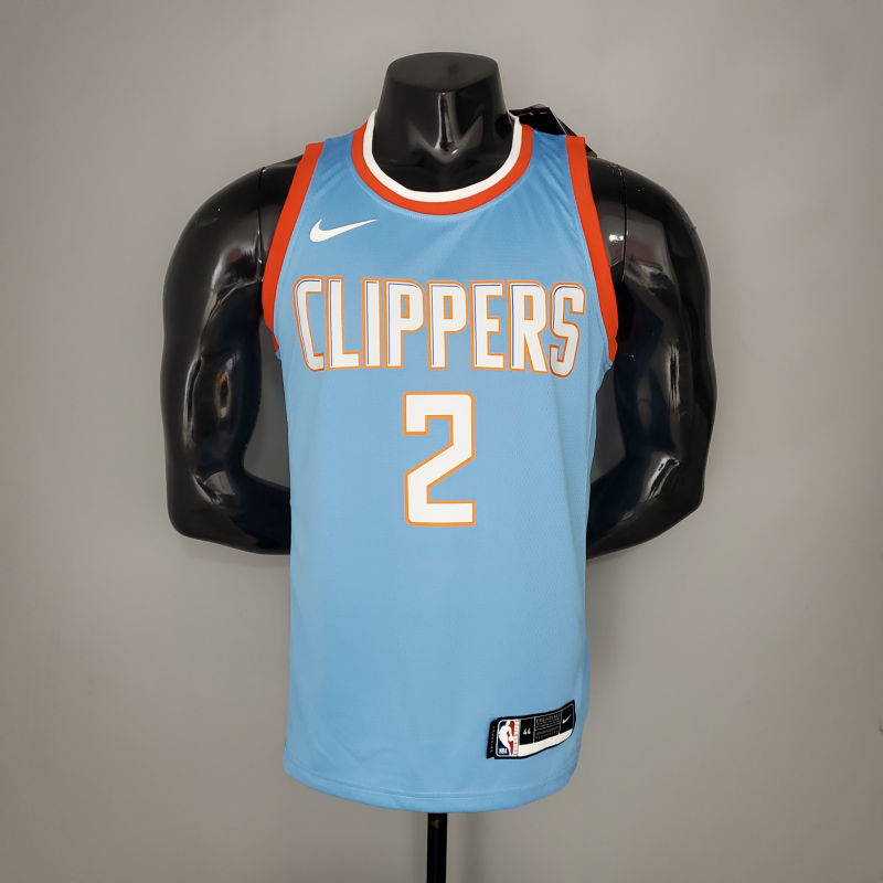 LEONARO#2 Clippers Blue NBA Jersey S-XXL