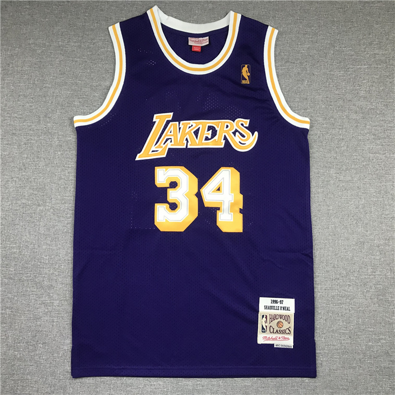 Lakers #34 Embroidery