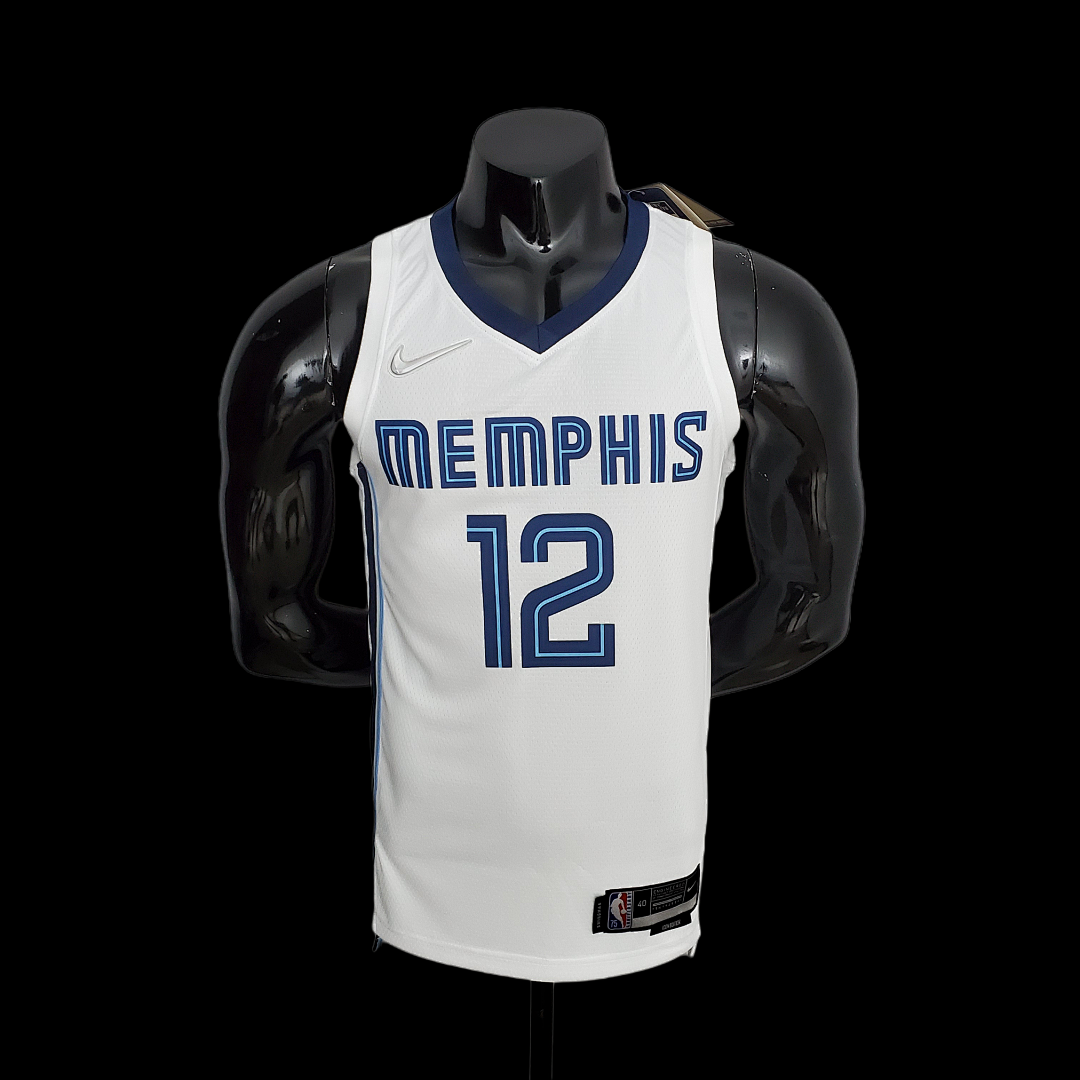 75th Anniversary Memphis Grizzlies MORANT#12 White NBA Jersey S-XXL