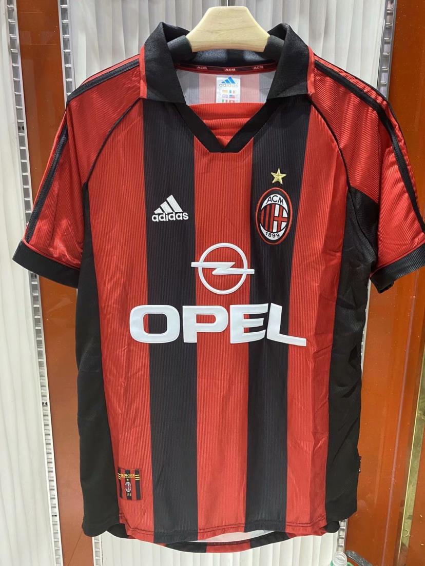 98-99 AC Milan Home retro soccer jerseys Yupoo
