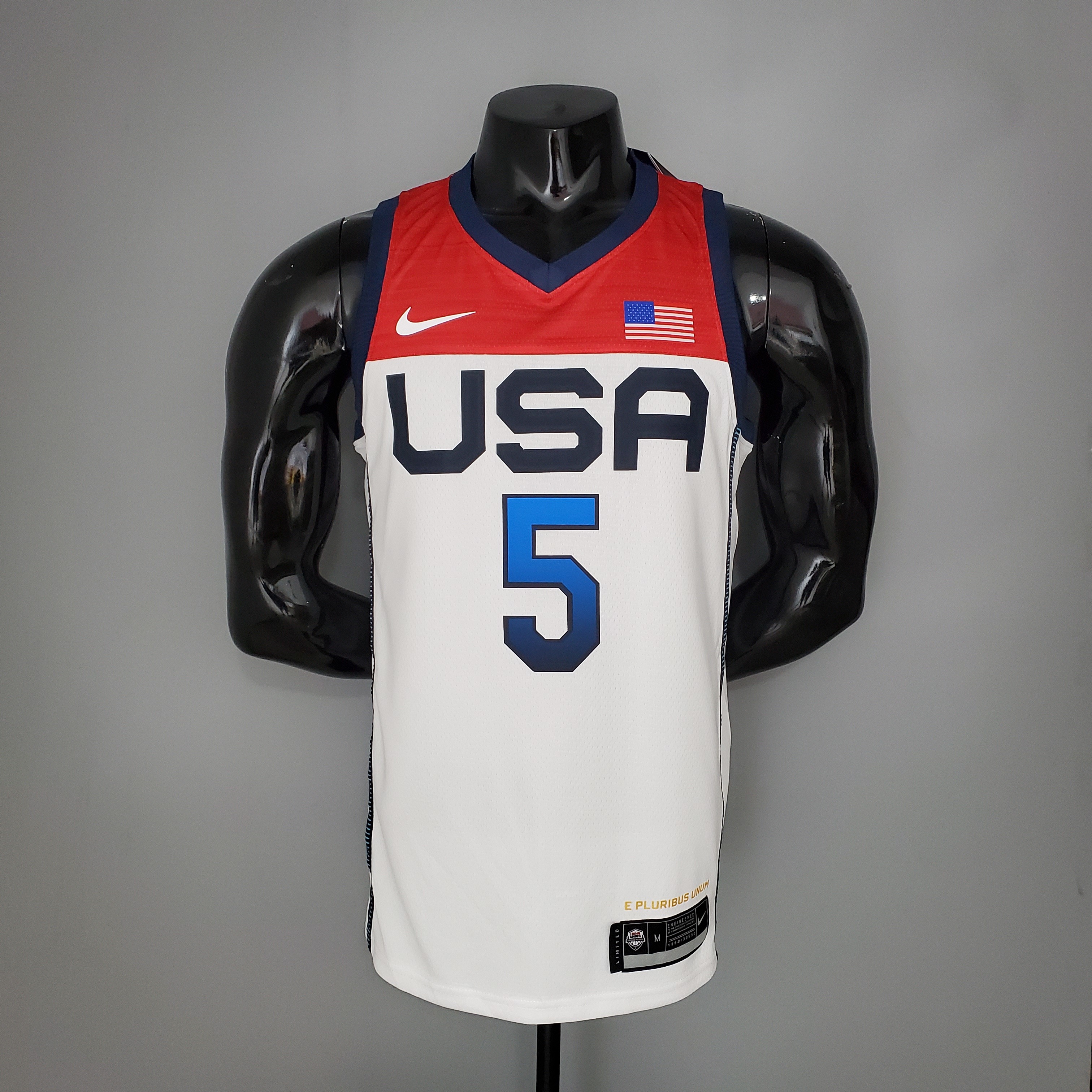 2021 Olympic Games LAVIINE#5 USA Team USA White Red NBA Jersey S-XXL