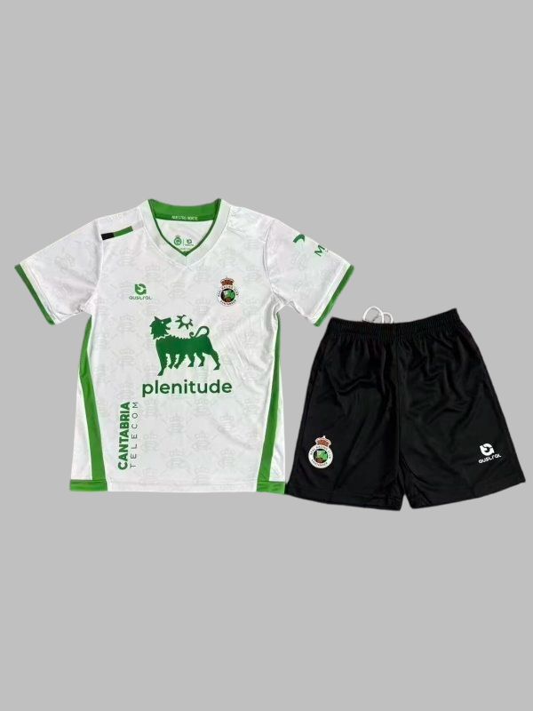 25-26 Racing de Santander Home Kids Cheap Soccer Jerseys Yupoo