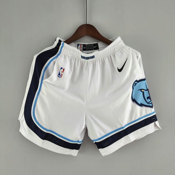 Memphis Grizzlies NBA Shorts White S-XXL