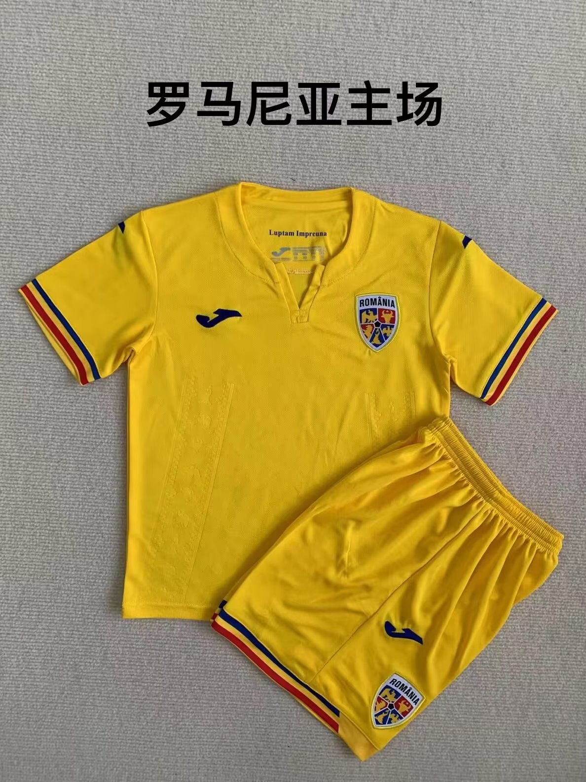 23-24 Romania Home Adults And Kids Soccer Jerseys Yupoo