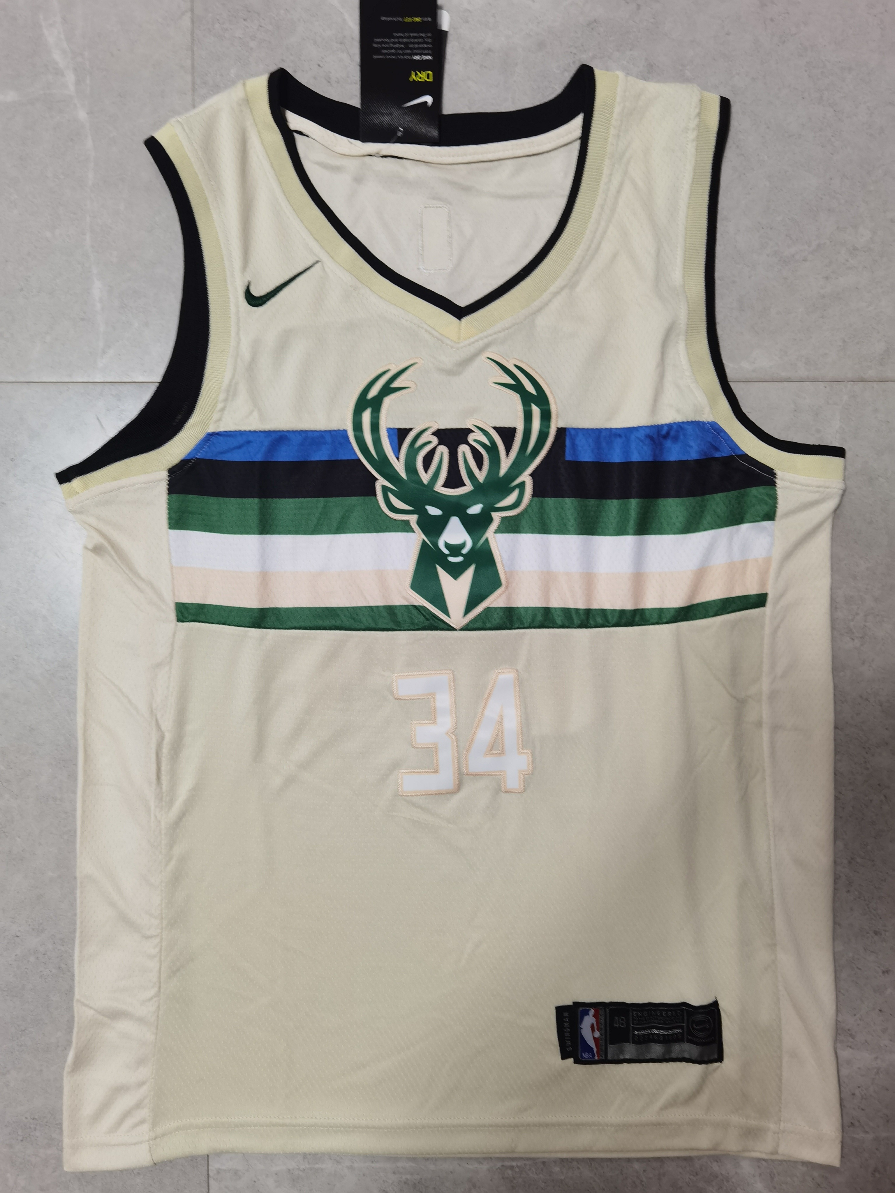 Bucks #34 City Edition Embroidery