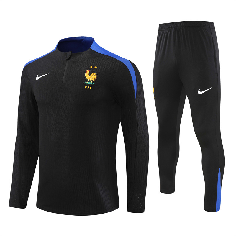 2024 France Long Sleeve Training Suit Yupoo