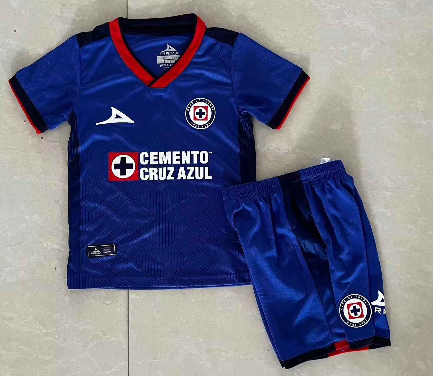 23-24 Cruz Azul Home Kids Soccer Jerseys Yupoo