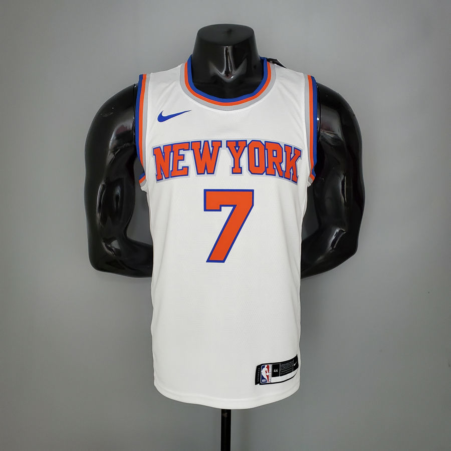 2021 ANTHONY#7 Knicks White NBA Jersey S-XXL