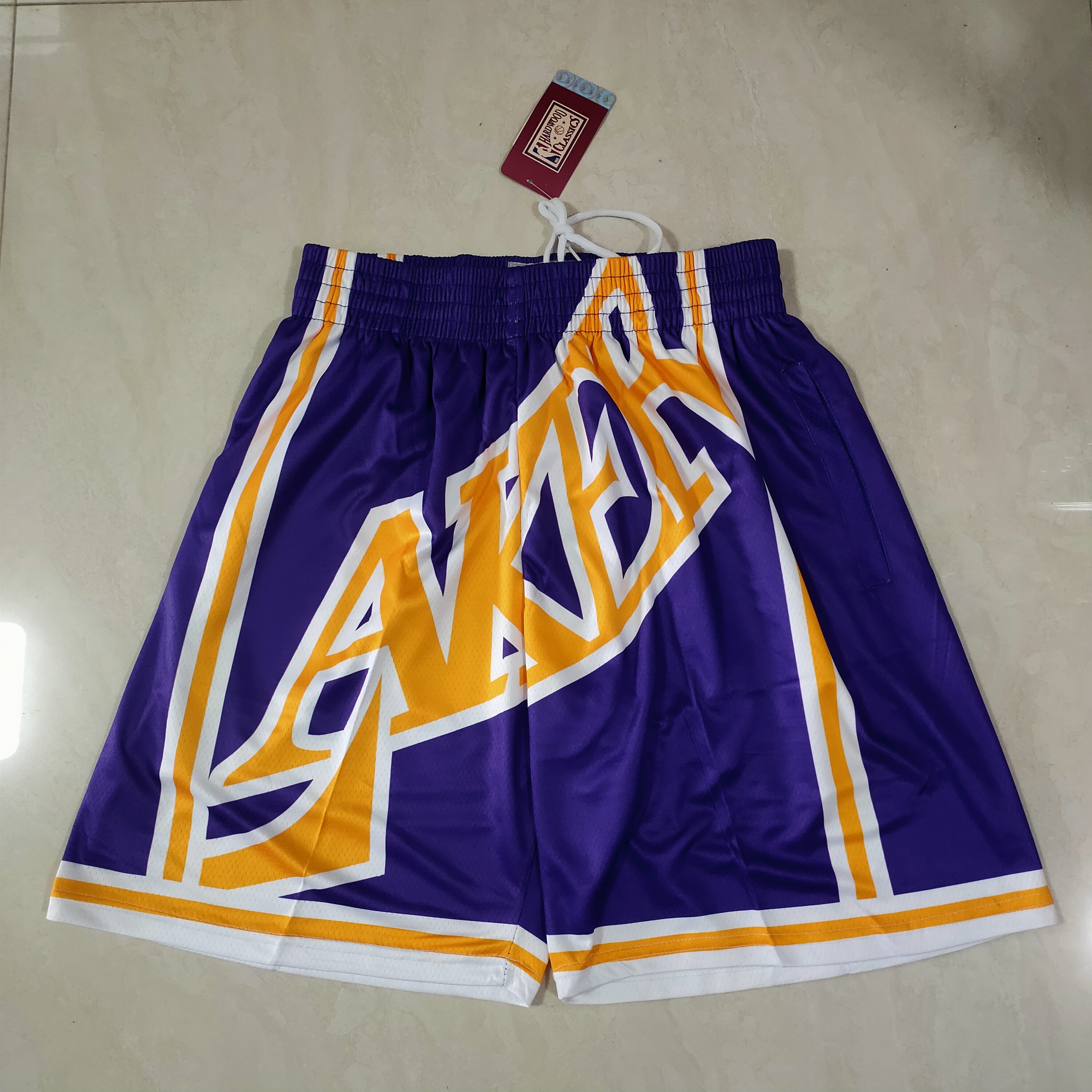 Lakers Pocket Shorts Embroidery