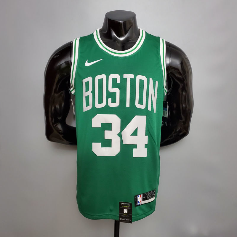 PIERCE#34 Celtics green NBA jersey Size S-XXL Nike connect recognition