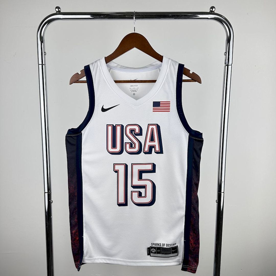 Olimpic USA 2024 BOOKER#15 Home Jersey