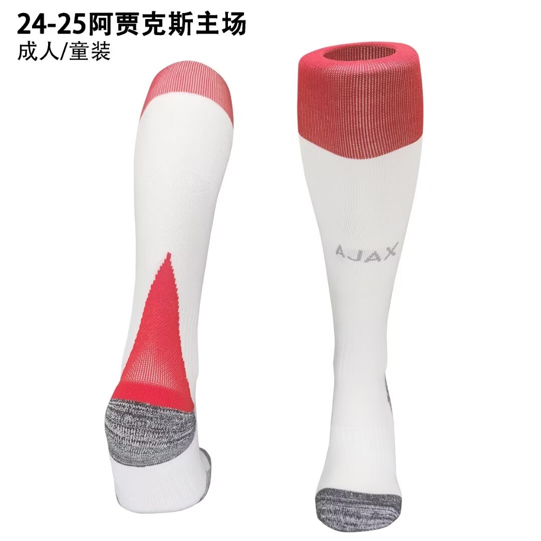 24-25 Ajax Home Adult/Kids Socks Yupoo