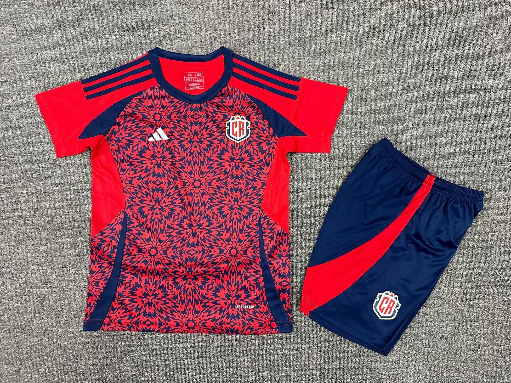 2024 Costa Rica Home Kids Soccer Jerseys Yupoo
