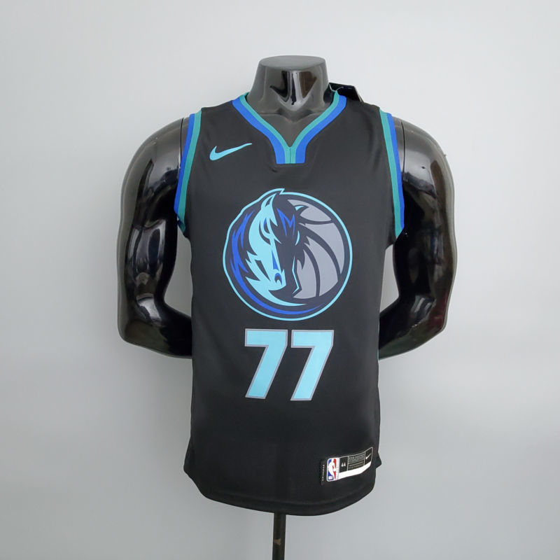 Lone Ranger Dongqiqi#77 Big Bull Head Black NBA Jersey S-XXL