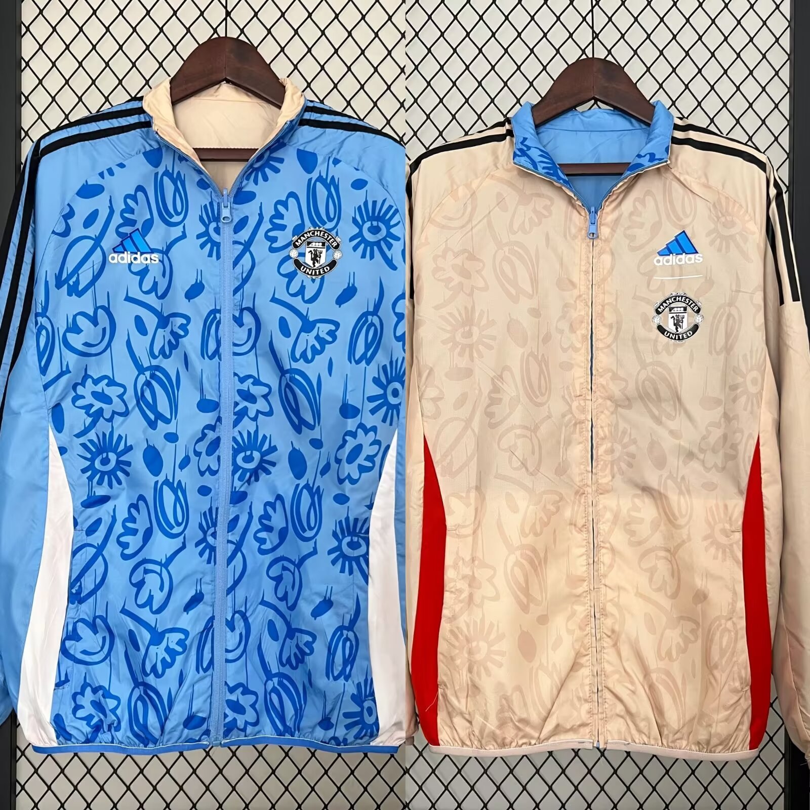 24-25 M-anchester U-nited Both Windbreaker Jackets Yupoo