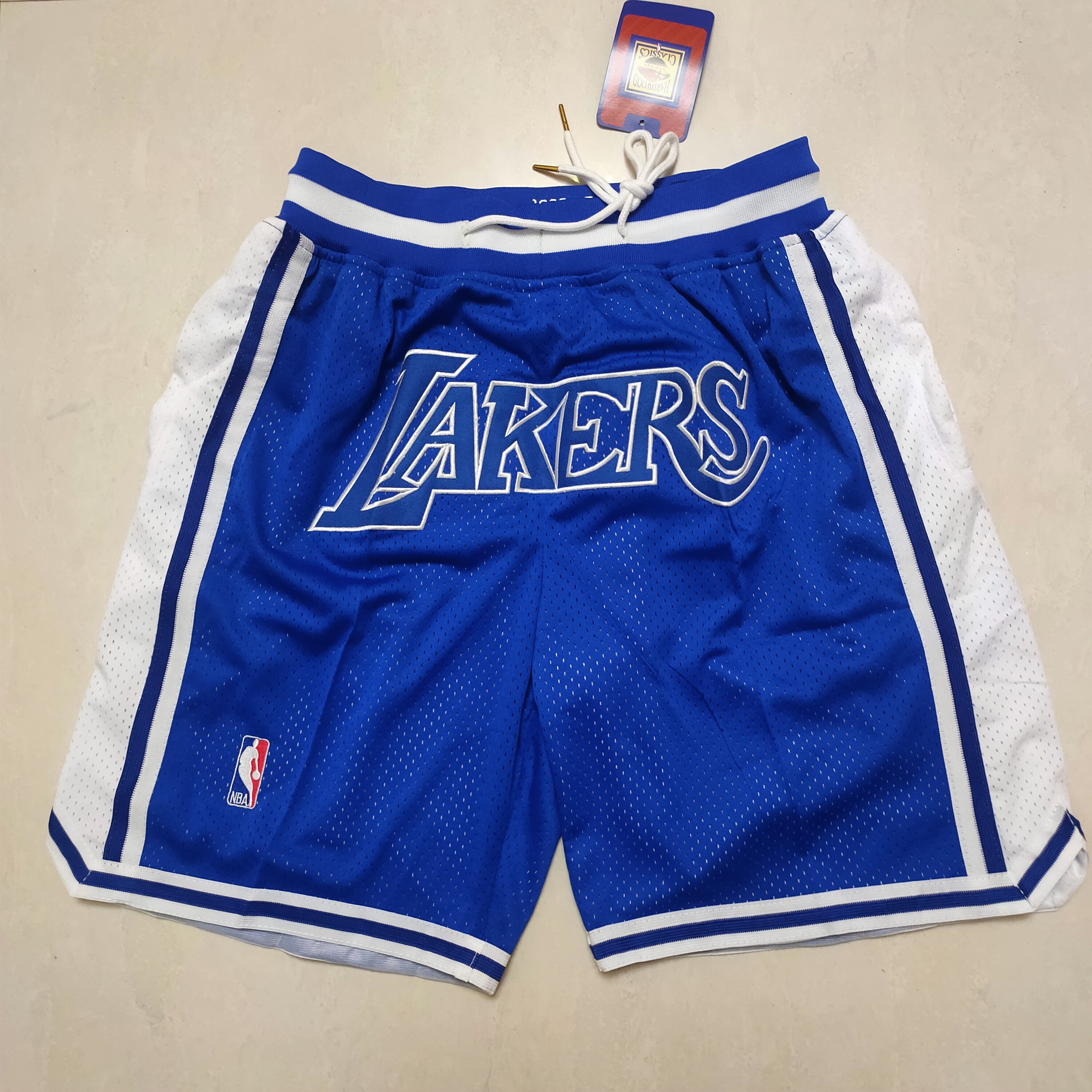 Lakers Pocket Shorts Embroidery