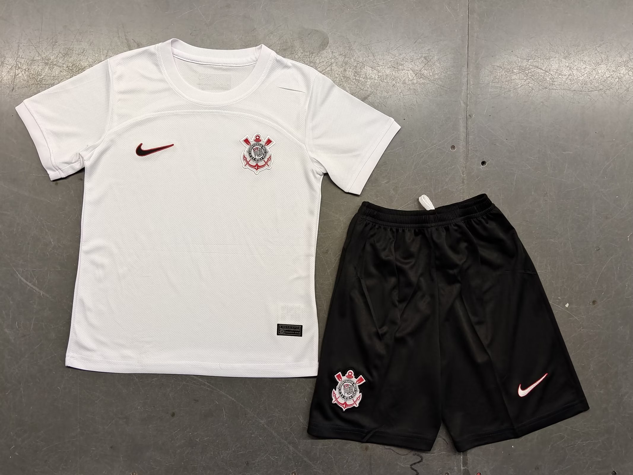 23-24 Corinthians Home Kids Soccer Jerseys Yupoo