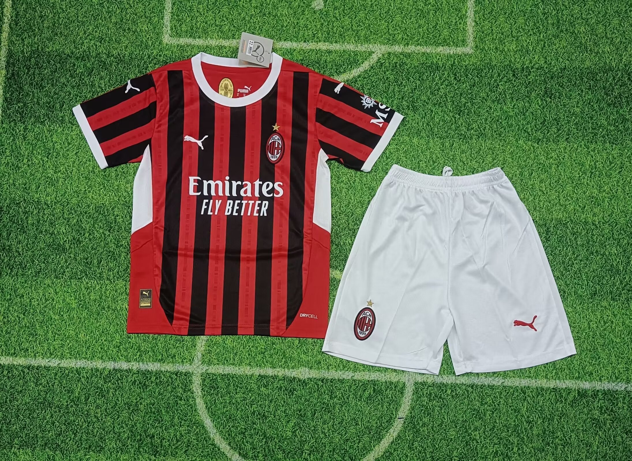 24-25 AC Milan Home Kids Soccer Jerseys Yupoo