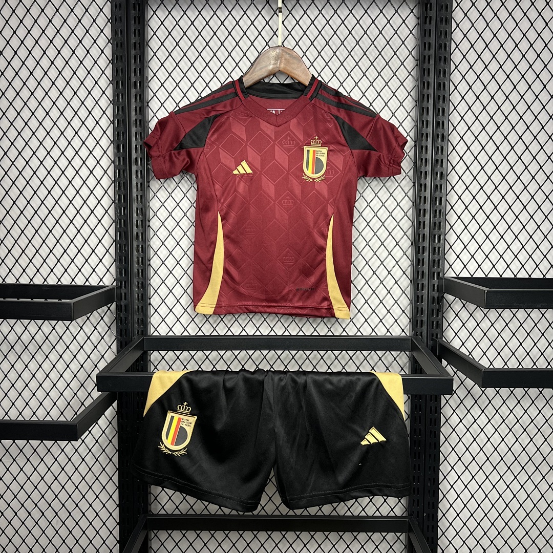 Belgium 2024/25 Euro Home Kids Kit