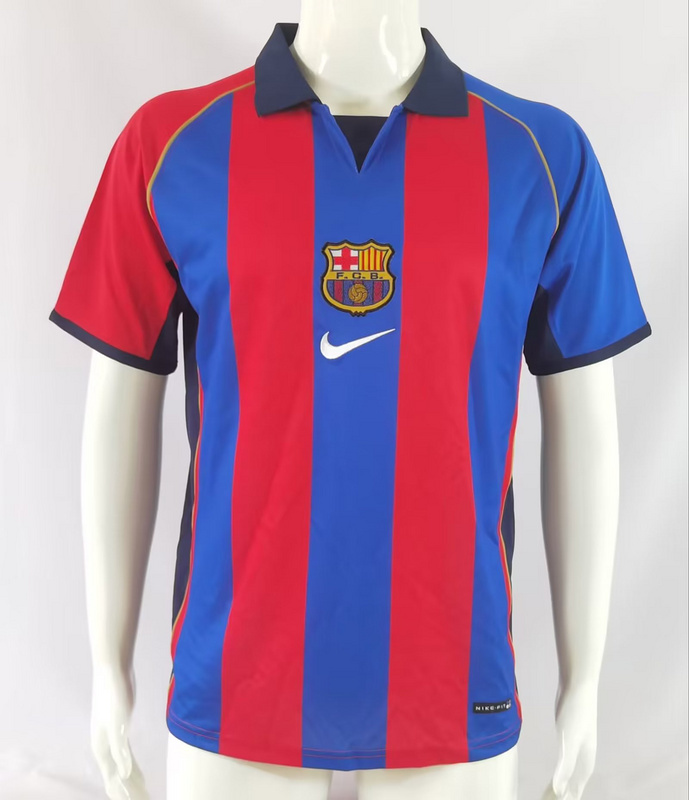 01-02 Messi GRIEZMANN Home Retro Soccer Jerseys Yupoo
