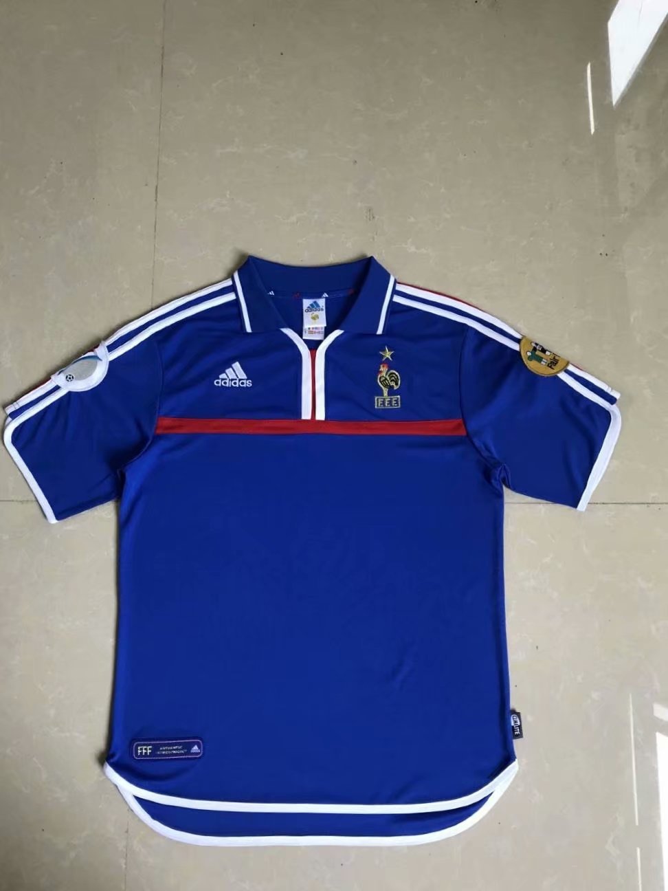 2002 France Home Retro Soccer Jerseys Yupoo