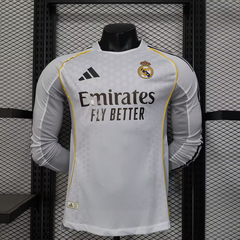 25-26 Real Madrid Home Player Version Cheap Soccer Jerseys Yupoo