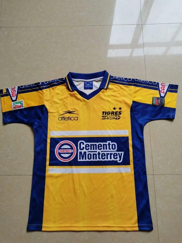 99-00 Tigres Home Retro Soccer Jerseys Yupoo