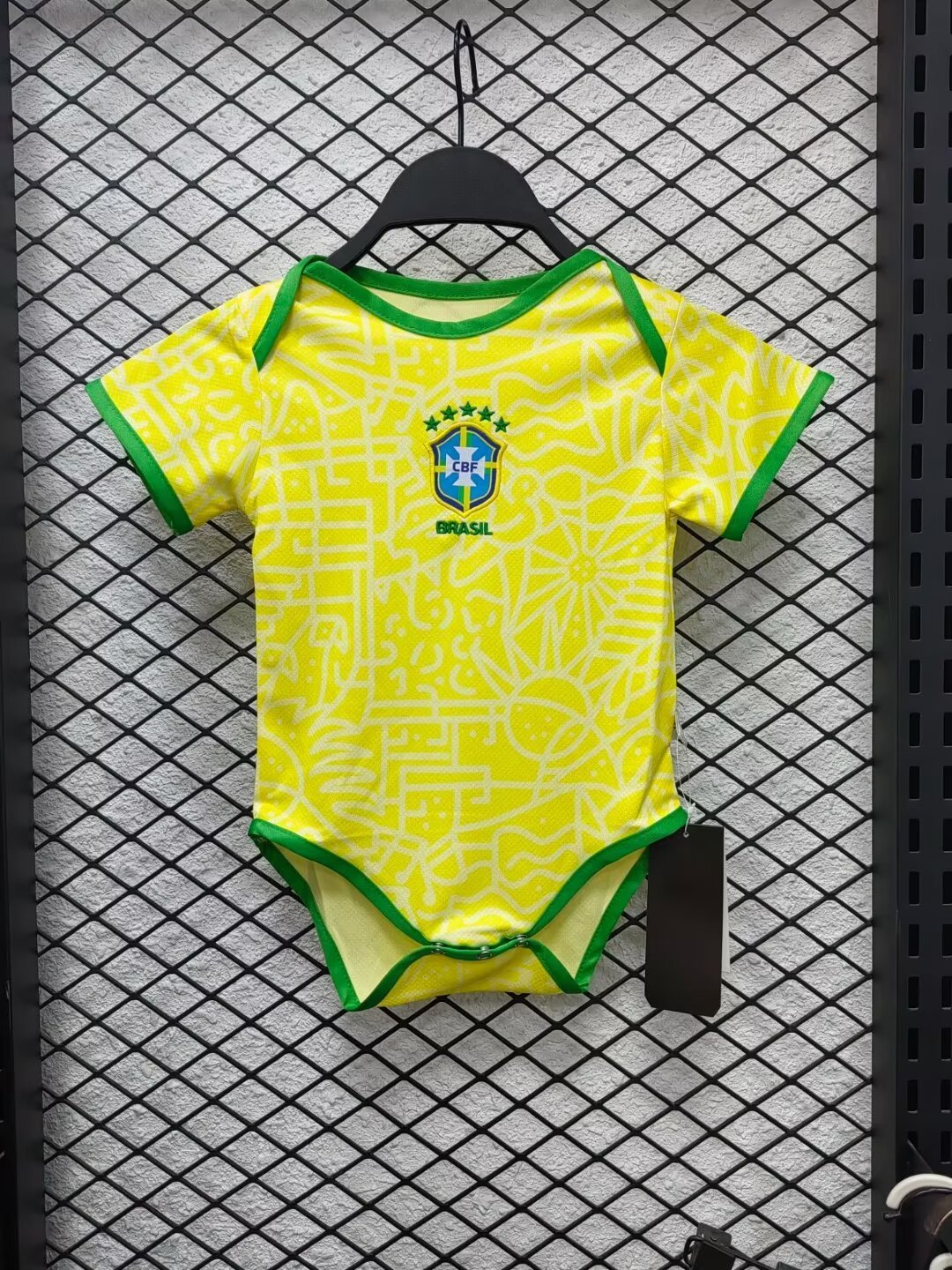 2024 Brazil Home Baby Soccer Jerseys Yupoo