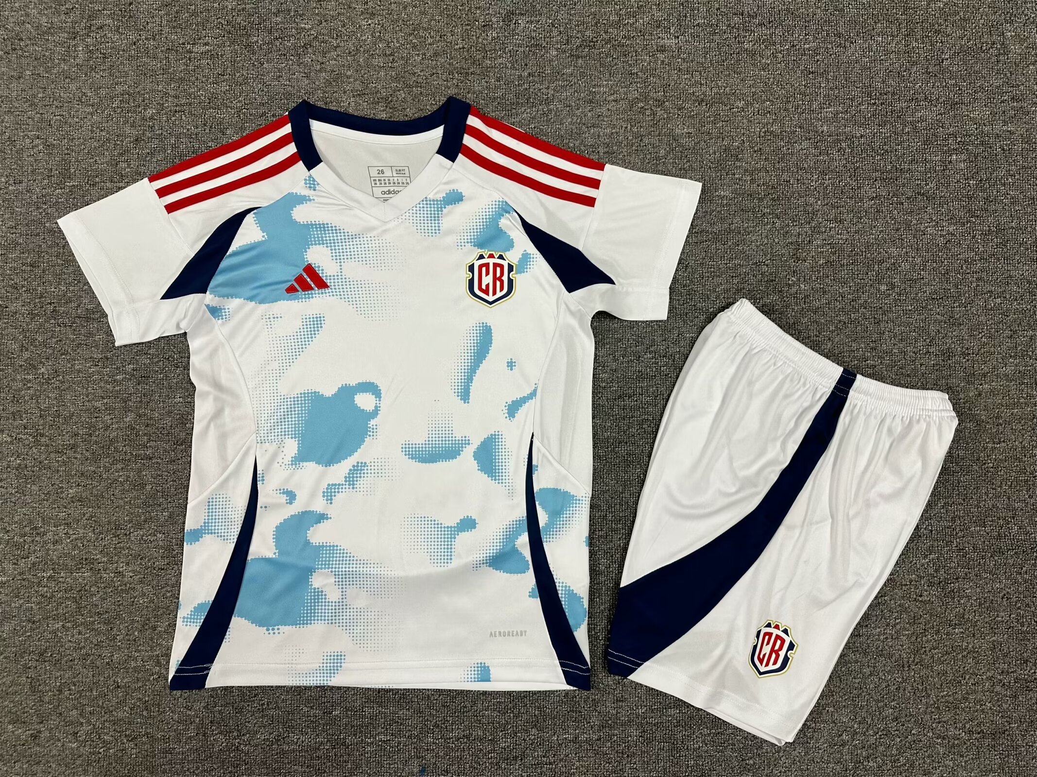 2024 Costa Rica Away Kids Soccer Jerseys Yupoo