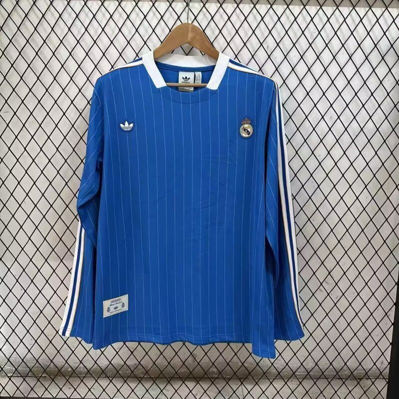 25-26 Real Madrid Long Sleeve Cheap Soccer Jerseys Yupoo