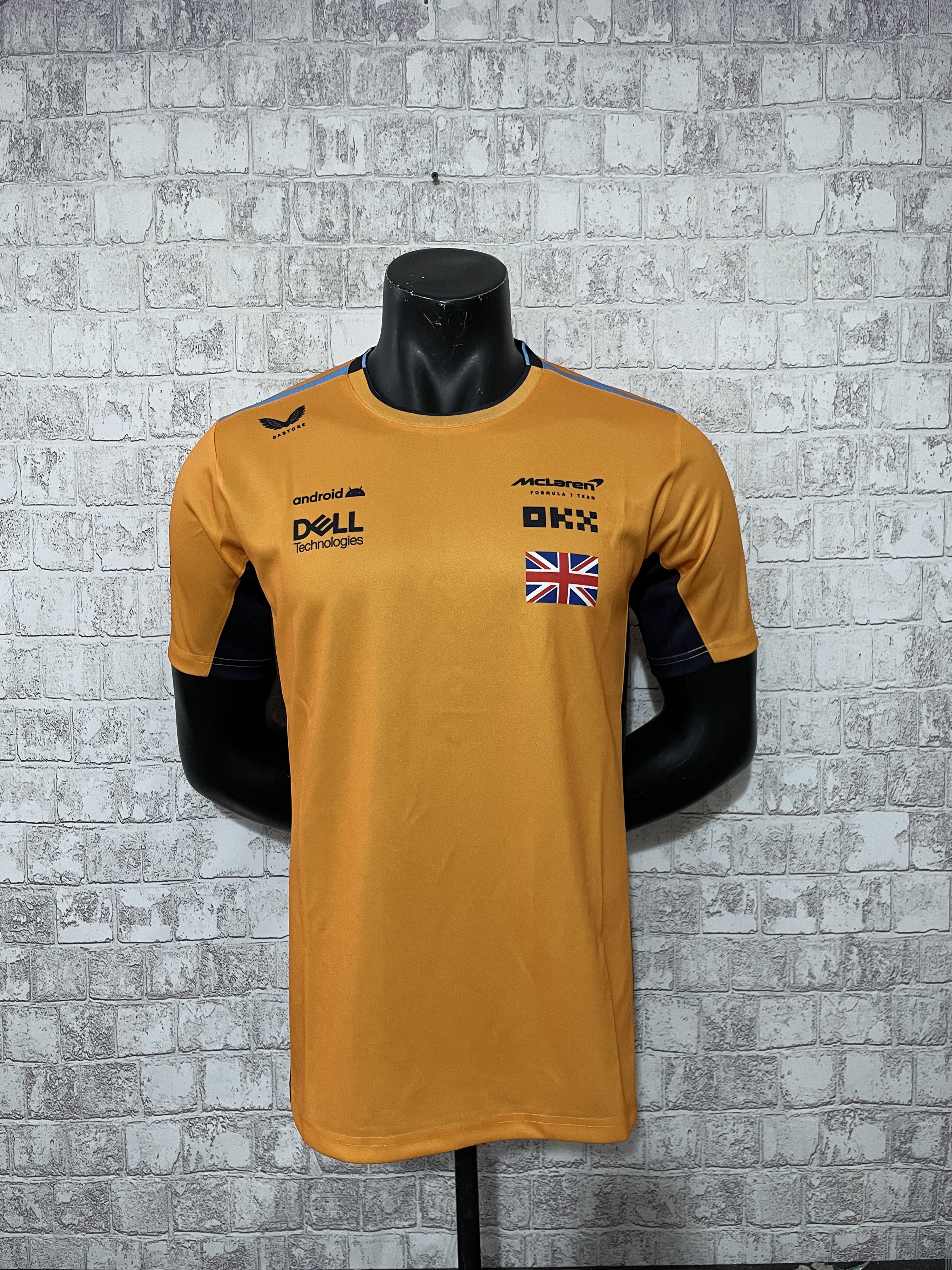 2023 McLaren F1 orange racing shirt