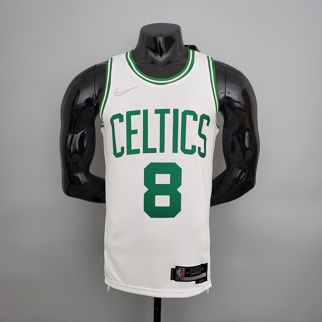 75th Anniversary Walker #8 Celtics White NBA Jersey S-XXL