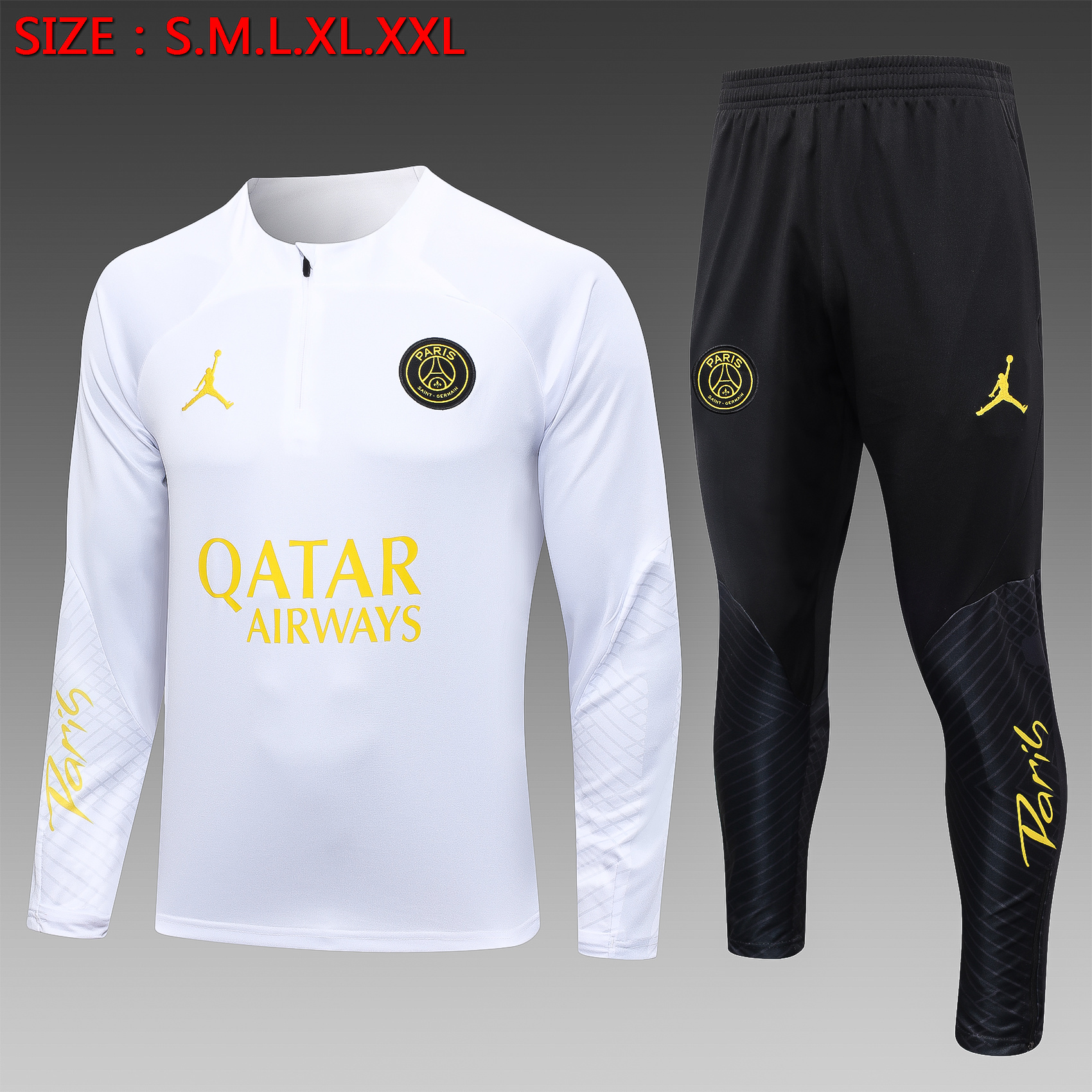 23-24 Paris Long Sleeve Training Suit Yupoo