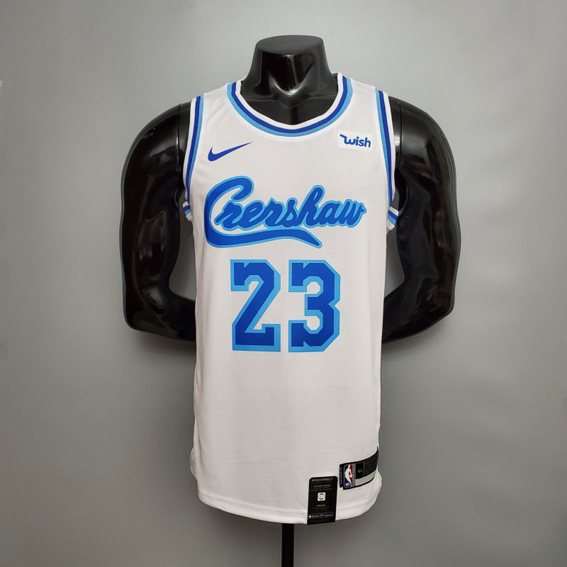 New James #23 Lakers white NBA jersey Size XS-XXL