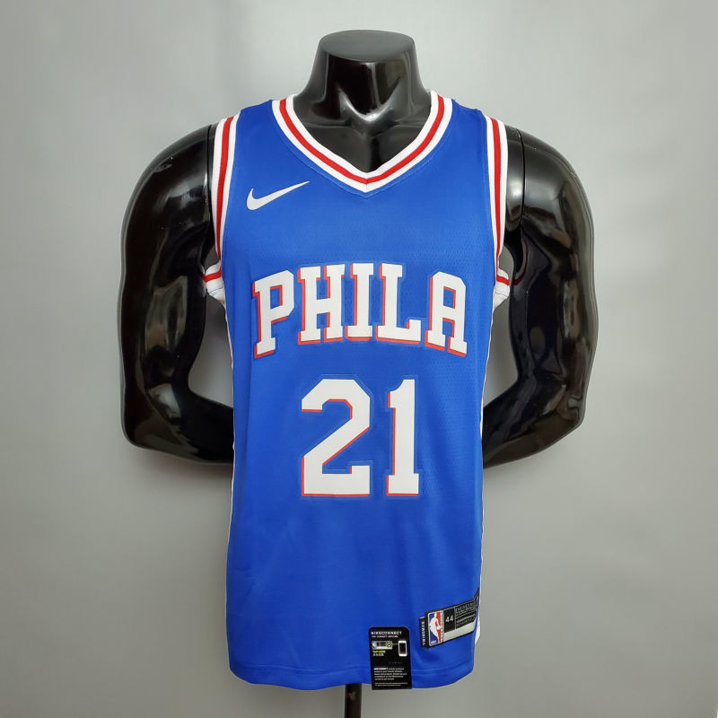 Embiid #21 Detroit Pistons blue NBA jersey Size XS-XXL