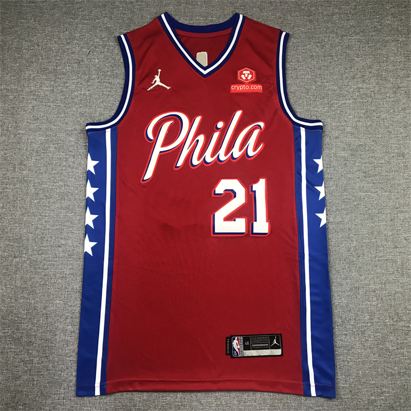 76ers #21 Embroidery