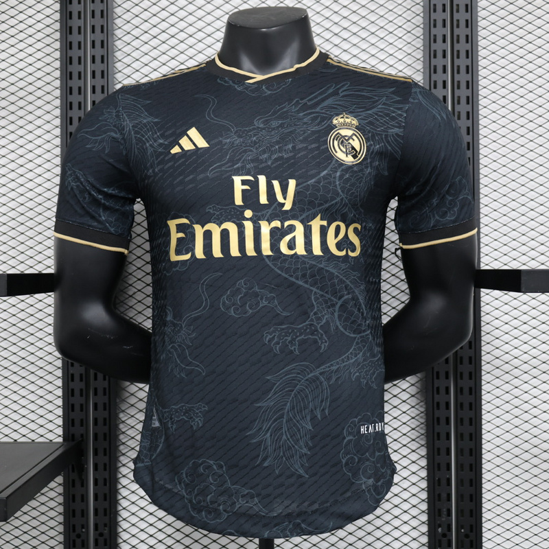 23-24 Real Madrid Balck Dragon Player Version Soccer Jerseys Yupoo
